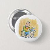Badge Rond 5 Cm Vélo (Devant & derrière)