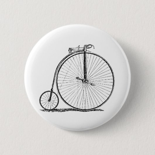 Badge Rond 5 Cm vélo à roues hautes penny farine (Devant)