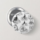 Badge Rond 5 Cm vélo à roues hautes penny farine (Devant & derrière)