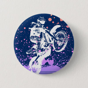 Badge Rond 5 Cm Vélo Artsy Dirt