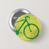 Badge Rond 5 Cm vélo circulaire vert (Devant & derrière)