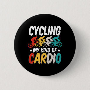 Badge Rond 5 Cm Vélo Cyclisme Cycliste Sport VTT Vélo Conduite