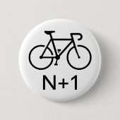 Badge Rond 5 Cm Vélo N+1 (Devant)