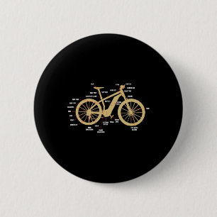 Badge Rond 5 Cm Vélo Pedelec pour cyclistes Pièces de vélo électri