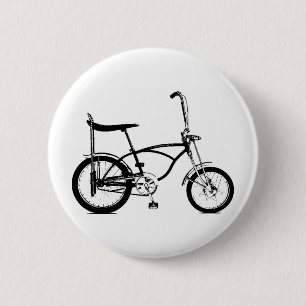 Badge Rond 5 Cm Vélo Retro Banana Seat
