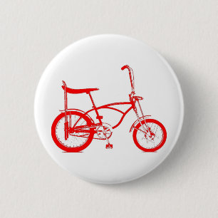 Badge Rond 5 Cm Vélo Retro Banana Seat