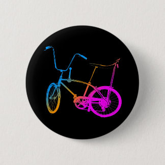 Badge Rond 5 Cm Vélo Vintage rétro des années 80 de Corey Tiger