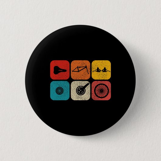 Badge Rond 5 Cm Vélo VTT Cyclisme (Devant)
