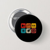 Badge Rond 5 Cm Vélo VTT Cyclisme (Devant & derrière)
