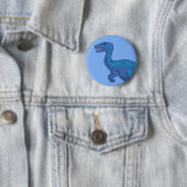 Badge Rond 5 Cm Velociraptor (En situation)