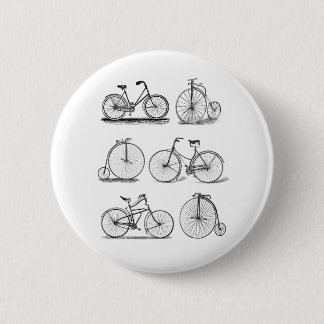 Badge Rond 5 Cm Vélos vintages pour le rétro insigne de bouton de