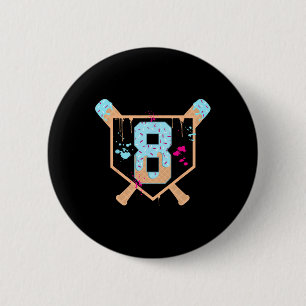 Badge Rond 5 Cm Vendre 8 Ans Crème de glace Driam 8e Anniversaire