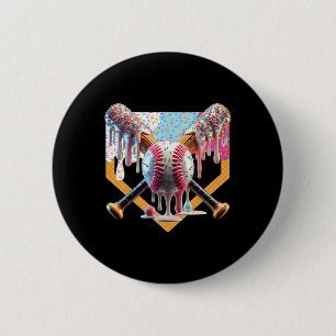 Badge Rond 5 Cm Vendre La Goutte Pour Les Garçons La Glacée De Crè