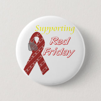 Badge Rond 5 Cm Vendredi rouge