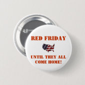 Badge Rond 5 Cm Vendredi rouge - rouge (Devant & derrière)