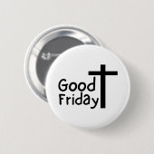 Badge Rond 5 Cm Vendredi saint (Devant & derrière)