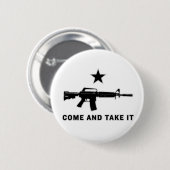 Badge Rond 5 Cm Venez il falloir les boutons (AR15) (Devant & derrière)