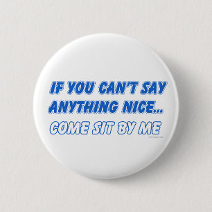 Badge Rond 5 Cm Venez reposez par moi le bouton