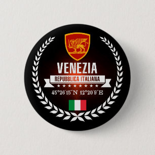 Badge Rond 5 Cm Venezia