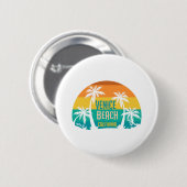 Badge Rond 5 Cm Venice Beach Retro (Devant & derrière)