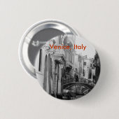 Badge Rond 5 Cm Venise, Italie (Devant & derrière)