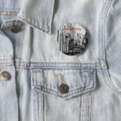 Badge Rond 5 Cm Venise, Italie (En situation)