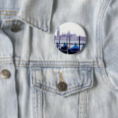 Badge Rond 5 Cm Venise Italie Voyage (En situation)