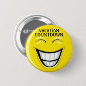 Badge Rond 5 Cm VENTE ! COMPTE DE Vacances - SRF (Devant & derrière)