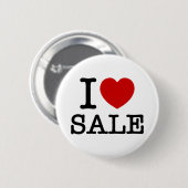 BADGE ROND 5 CM VENTE DE COEUR [AMOUR] (Devant & derrière)