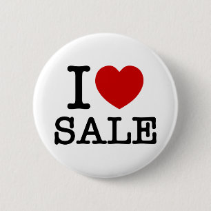 BADGE ROND 5 CM VENTE DE COEUR [AMOUR]
