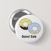 Badge Rond 5 Cm Vente de donut (Devant & derrière)
