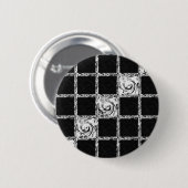 Badge Rond 5 Cm vérifier le motif (Devant & derrière)