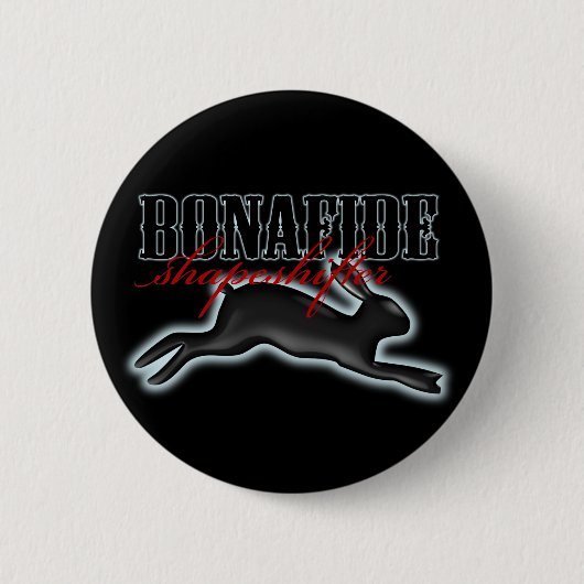 Badge Rond 5 Cm Véritable Shapeshifter-Lapin (Devant)