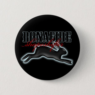 Badge Rond 5 Cm Véritable Shapeshifter-Lapin