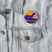 Badge Rond 5 Cm Vermilion Cliffs Monument National Poche blanche (En situation)