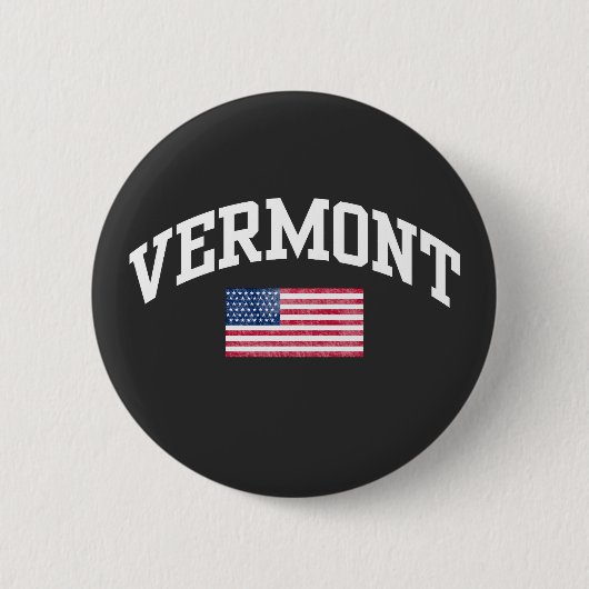 Badge Rond 5 Cm Vermont state (Devant)