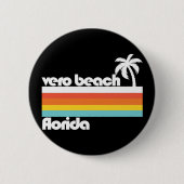 Badge Rond 5 Cm Vero Beach Floride (Devant)