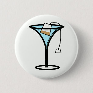 Badge Rond 5 Cm Verre de bouton de STP seulement