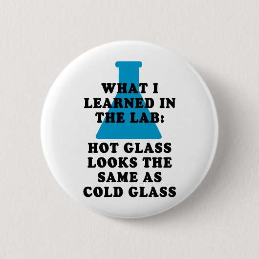 Badge Rond 5 Cm Verre de laboratoire (Devant)
