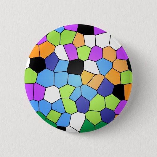 Badge Rond 5 Cm Verre tendu (Devant)