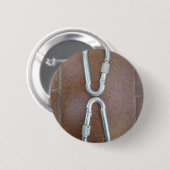 Badge Rond 5 Cm Verrouillage : Conception de serrure de carabiner  (Devant & derrière)