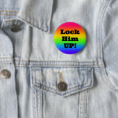 Badge Rond 5 Cm Verrouillez-Le ! (modifiez le texte) (En situation)