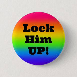 Badge Rond 5 Cm Verrouillez-Le ! (modifiez le texte)