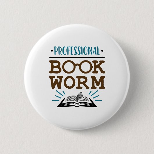 Badge Rond 5 Cm Vers de livre professionnel (Devant)