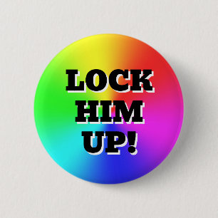 Badge Rond 5 Cm VERS LE HAUT ! ( vous pouvez modifier les mots )