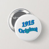 Badge Rond 5 Cm Vert 1915 bleu original (Devant & derrière)