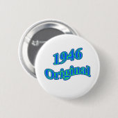 Badge Rond 5 Cm Vert 1946 bleu original (Devant & derrière)