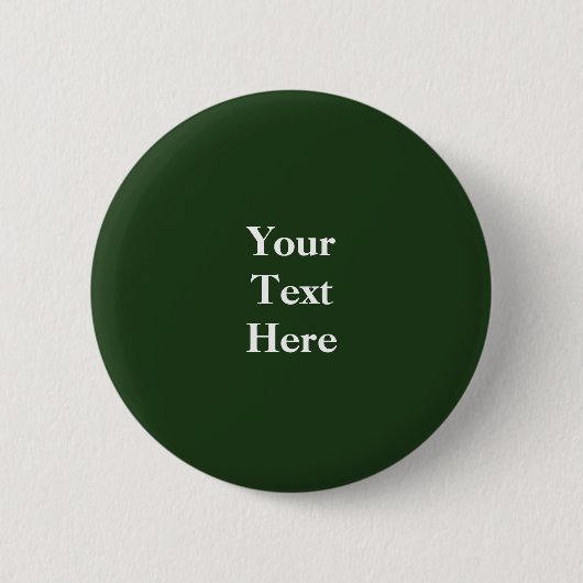 Badge Rond 5 Cm Vert Ajouter votre Modèle vide de texte (Devant)