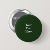 Badge Rond 5 Cm Vert Ajouter votre Modèle vide de texte (Devant & derrière)