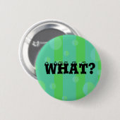 Badge Rond 5 Cm Vert bleu quel bouton (Devant & derrière)